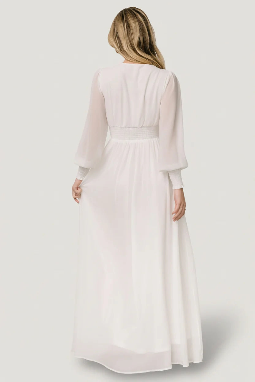 Olivia Maxi Dress | White