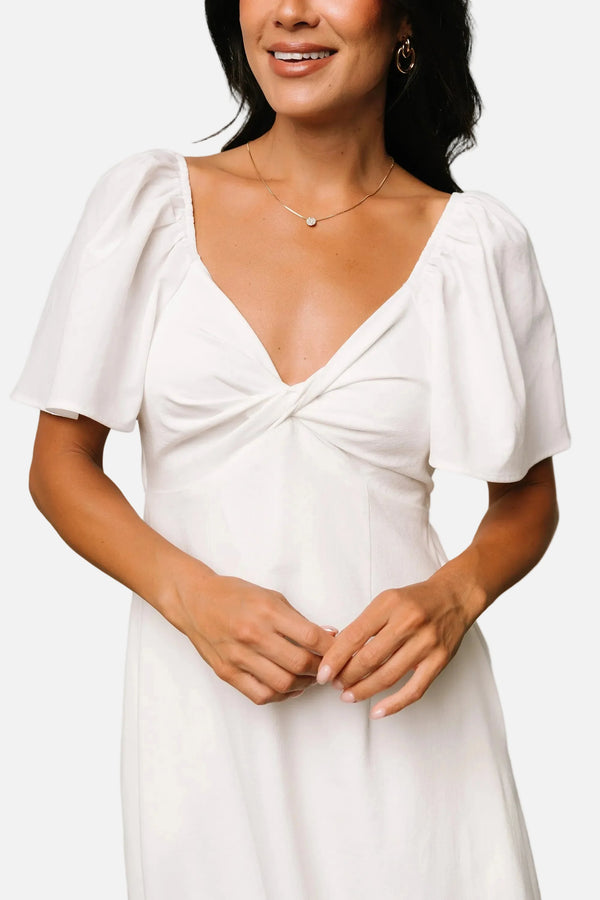 Indie Back Tie Dress | Off White