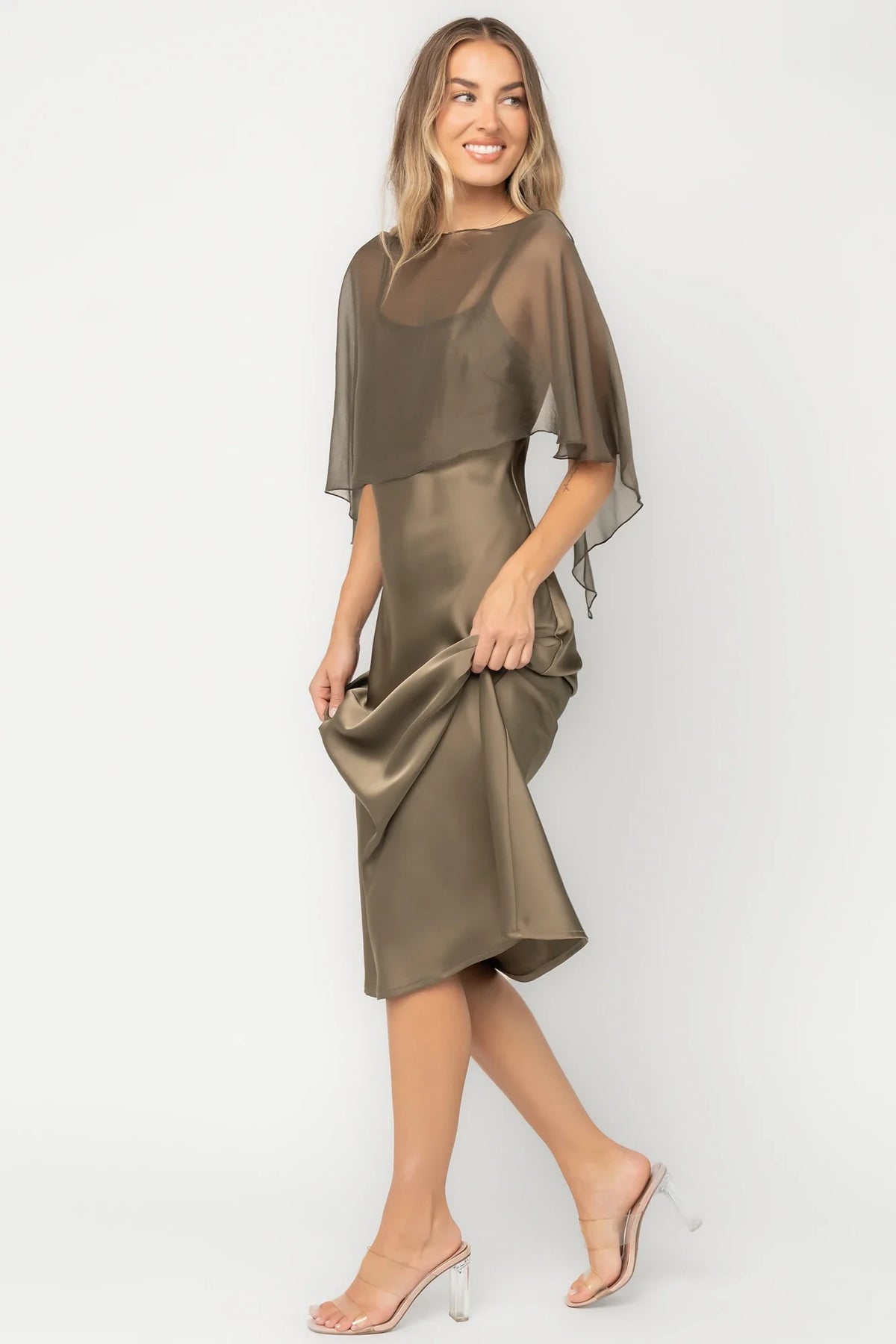 Zella Midi Dress | Olive