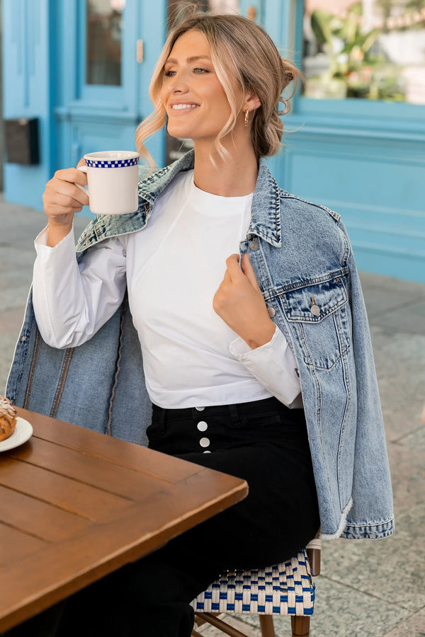 Devon Denim Jacket | Light Wash