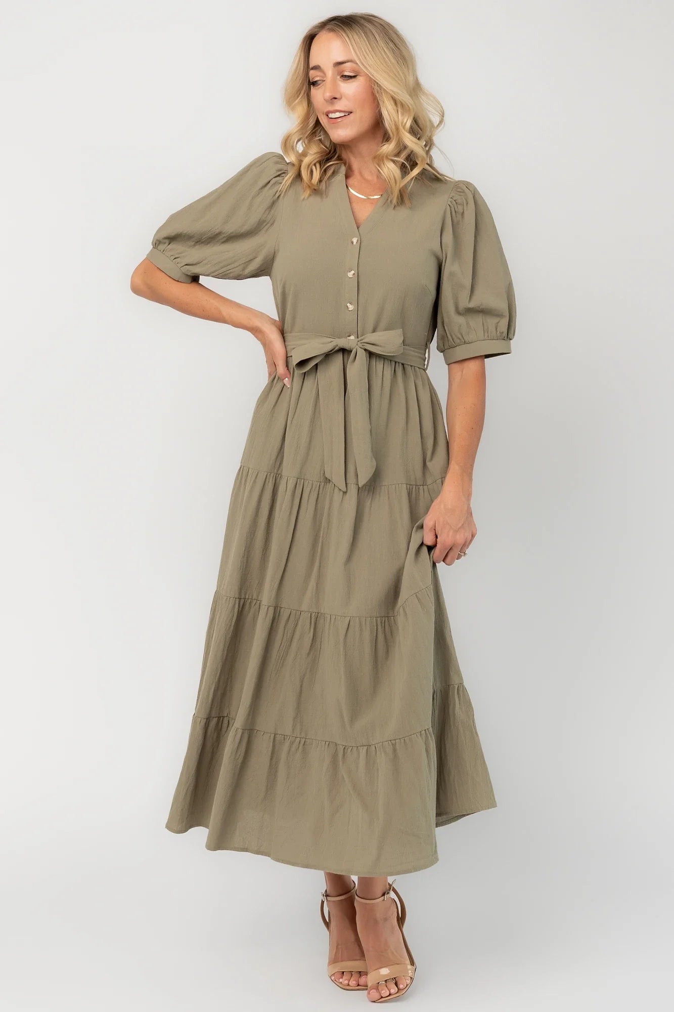 Camille Maxi Dress | Sage Secondary image