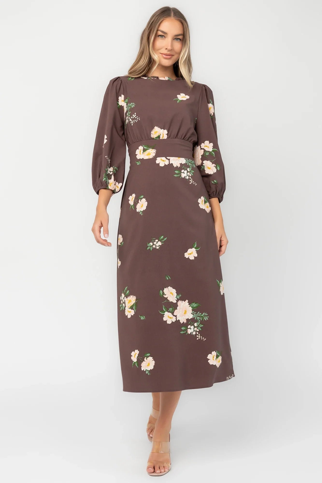 Karalie Maxi Dress | Clove Floral Secondary image