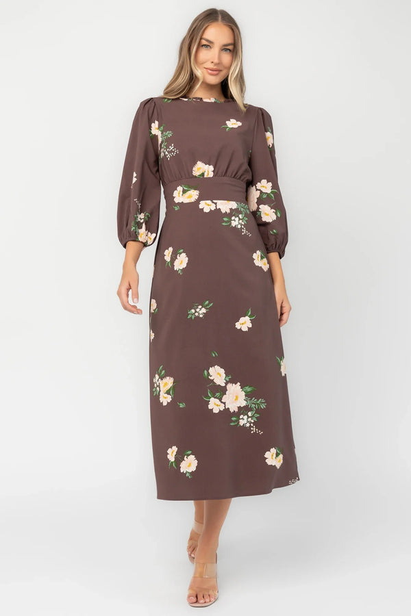 Karalie Maxi Dress | Clove Floral