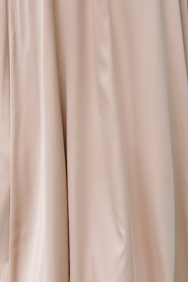 Fabric Swatch - Vara Satin | Champagne