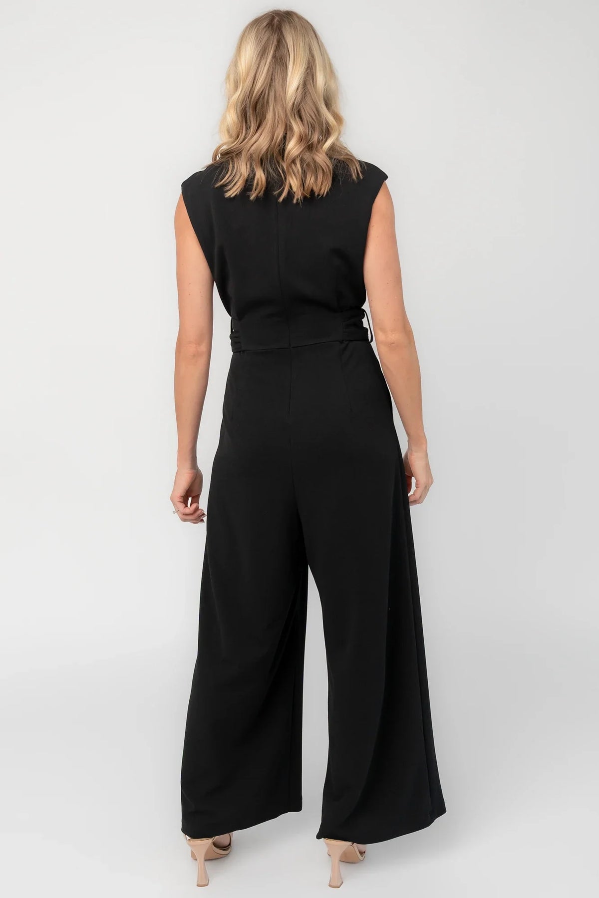 Adelia Tailored Jumpsuit | Black