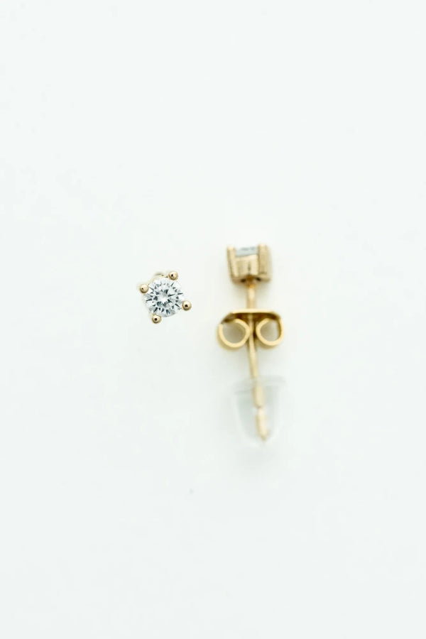 Classic Crystal Hoop Set | Gold
