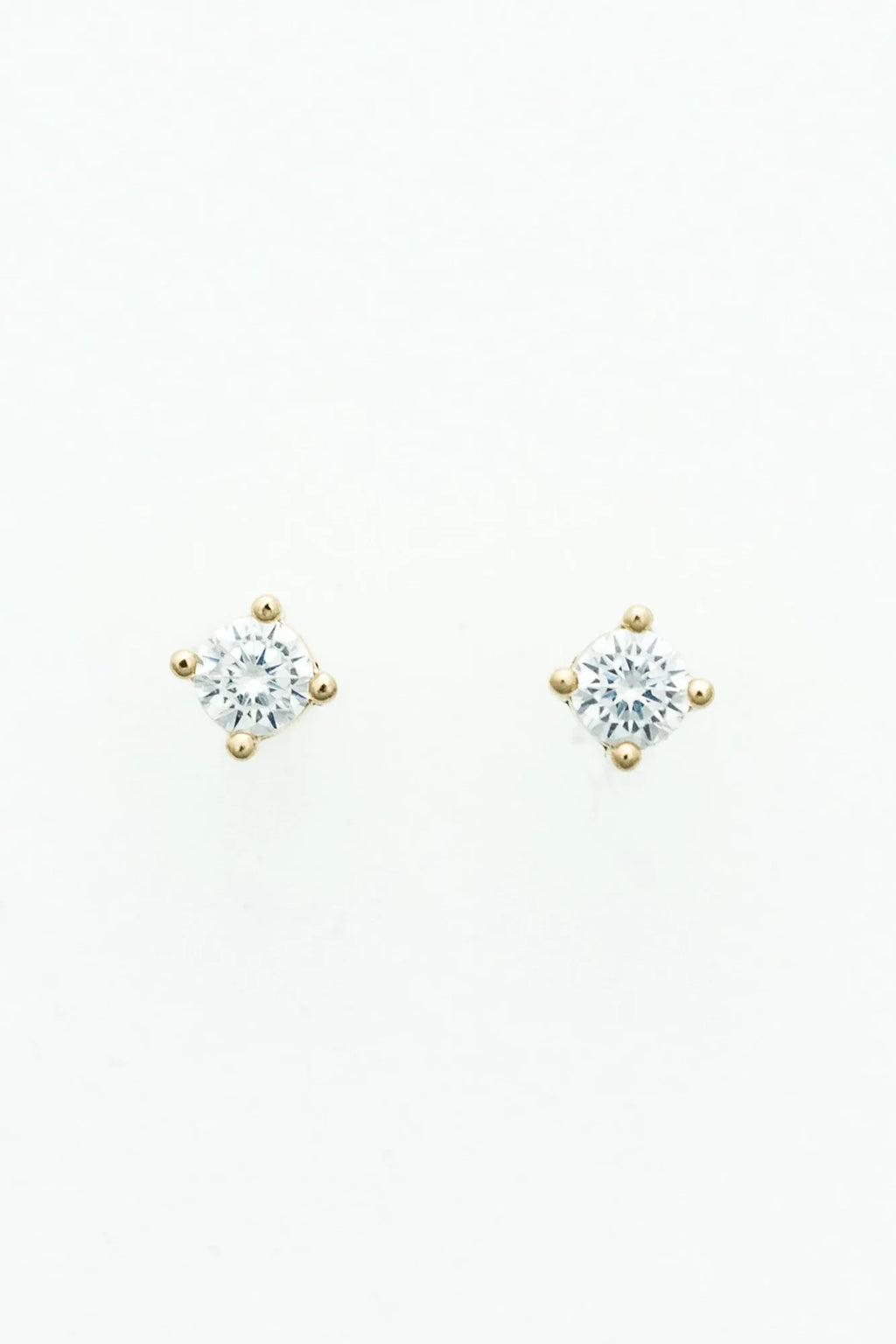 Classic Crystal Hoop Set | Gold