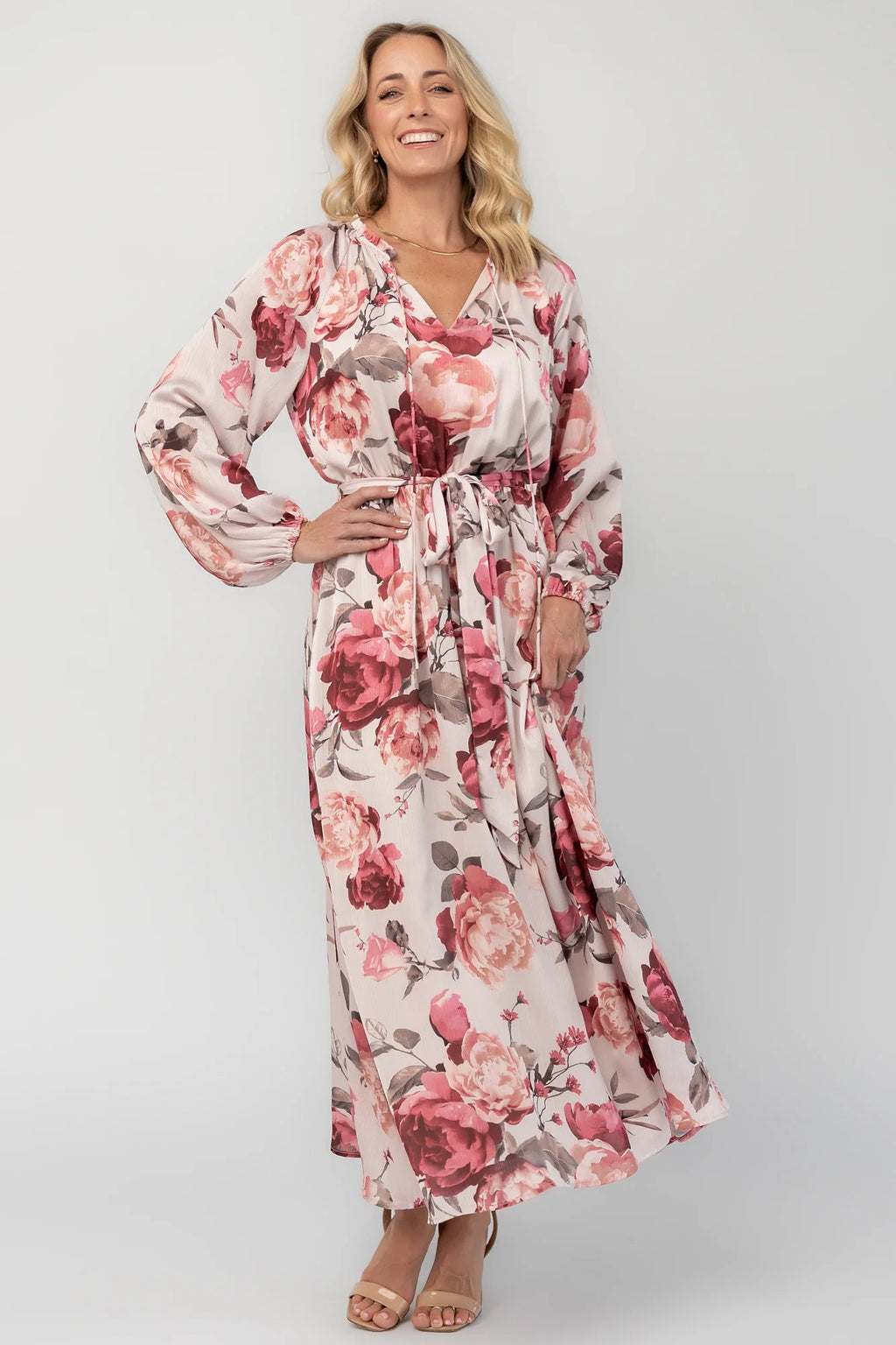 Bellemere Maxi Dress | Rose Floral
