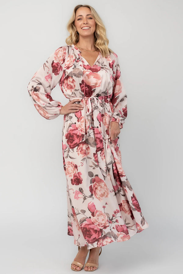 Bellemere Maxi Dress | Rose Floral