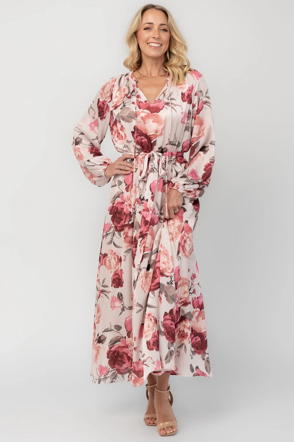 Bellemere Maxi Dress | Rose Floral