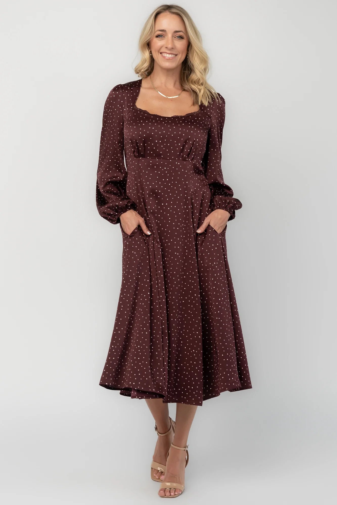 Elara Midi Dress | Mahogany Secondary image