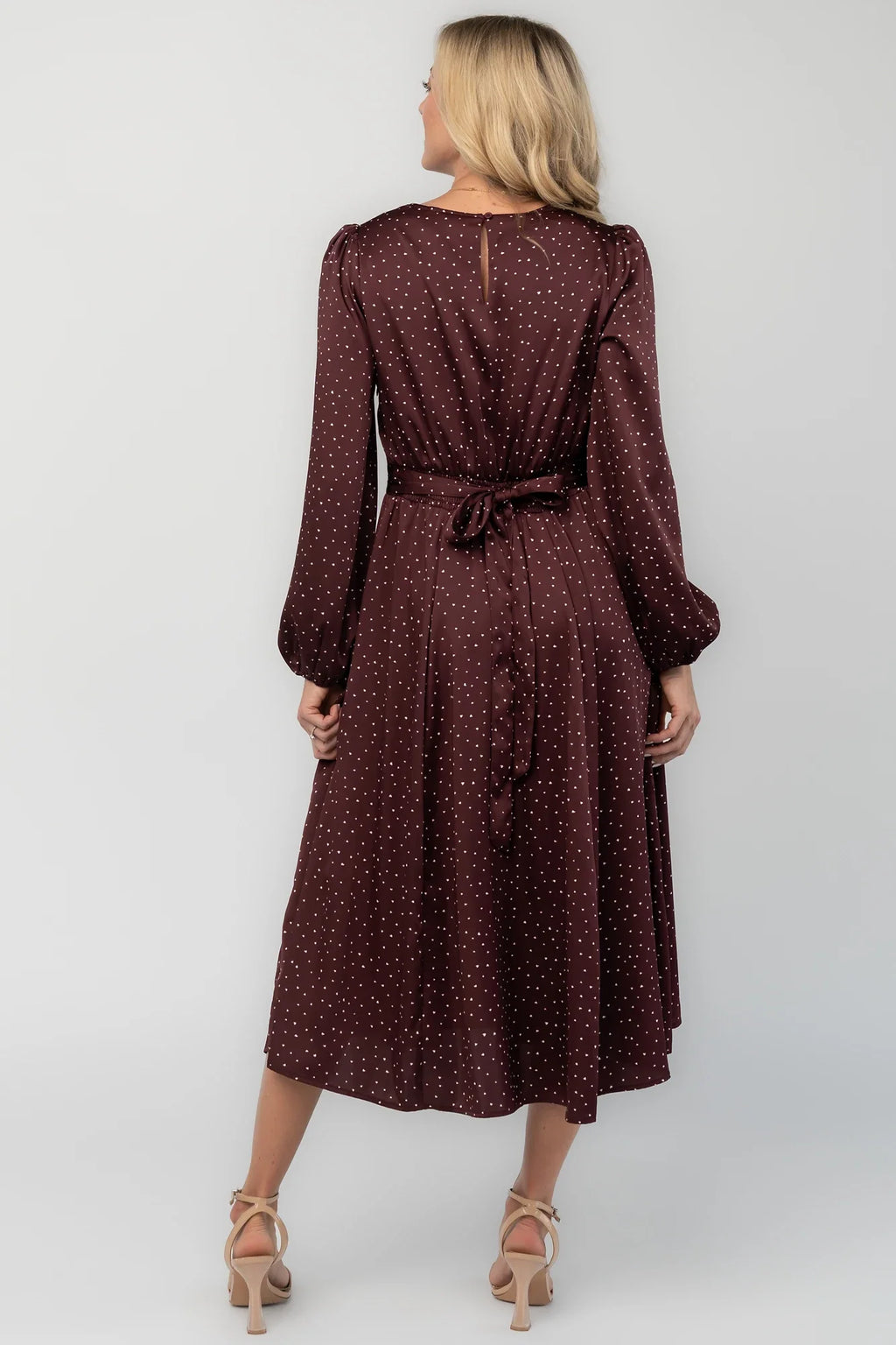 Elara Midi Dress | Mahogany
