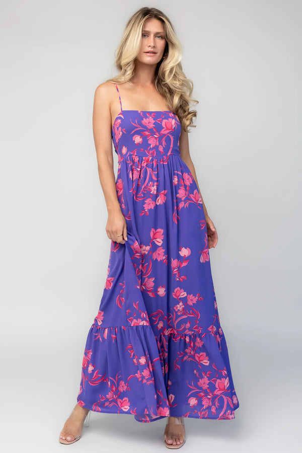 Regan Tank Maxi Dress | Purple Multi