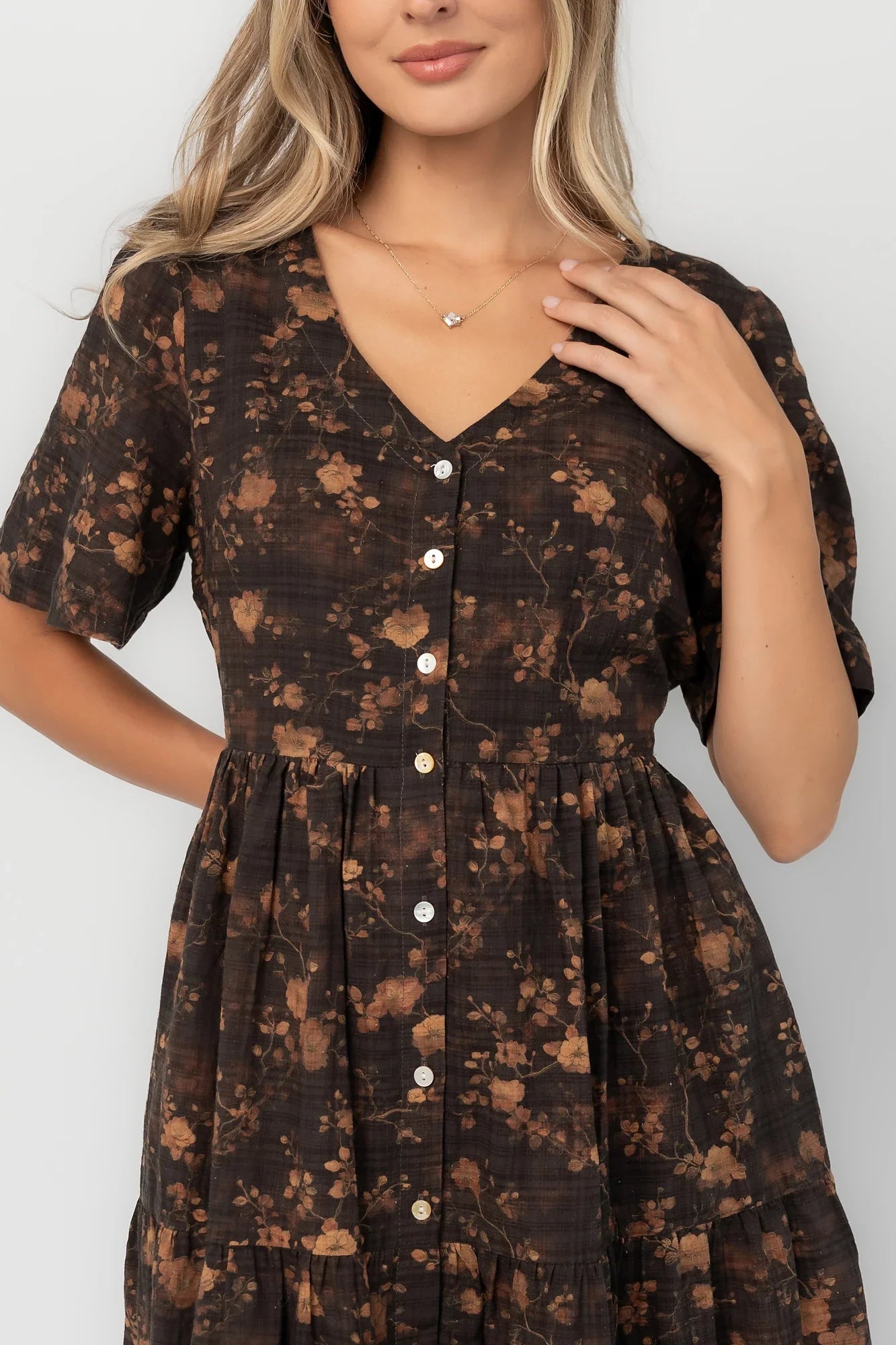 Annelise Midi Dress | Clove Floral Secondary image