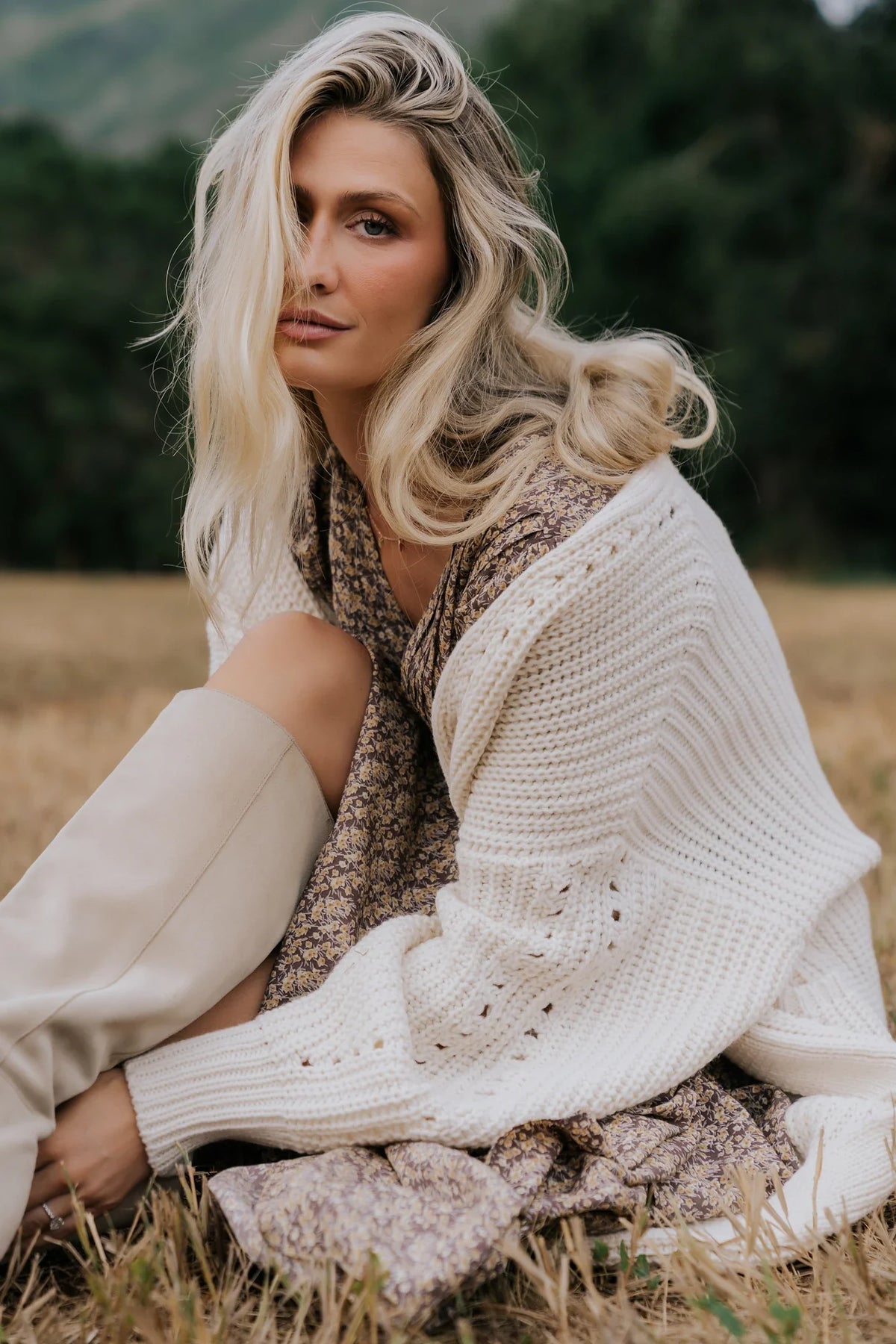 Crosby Knit Cardigan | Natural