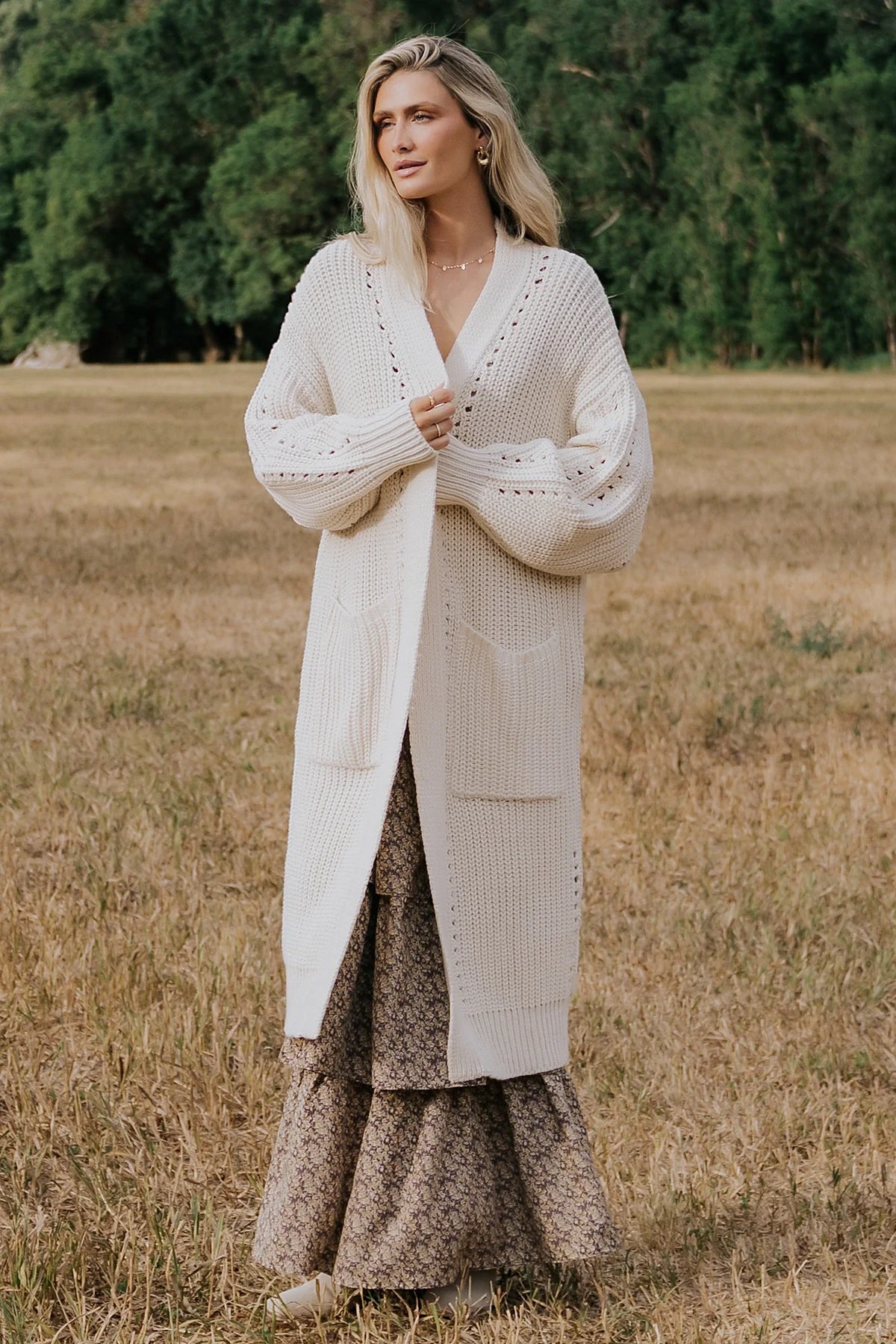 Crosby Knit Cardigan | Natural Main image