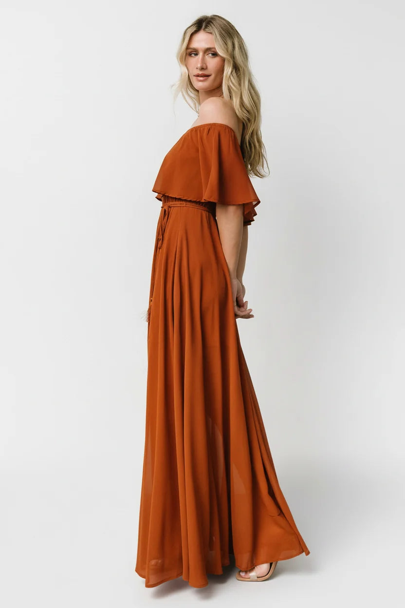 Victoria Off Shoulder Maxi Dress | Spice Secondary image