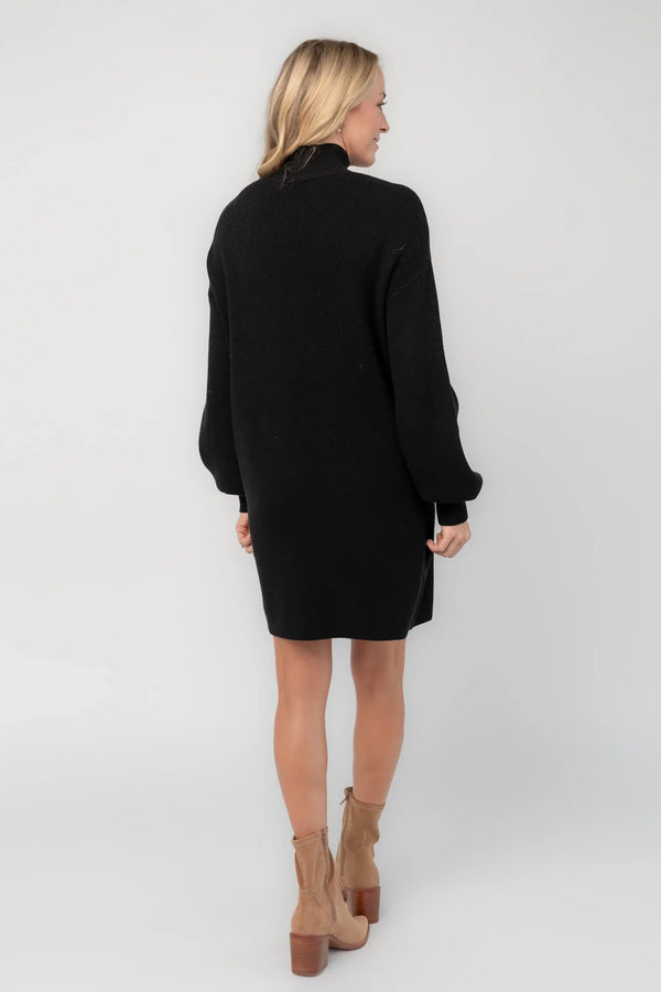 Harlow Sweater Dress | Black