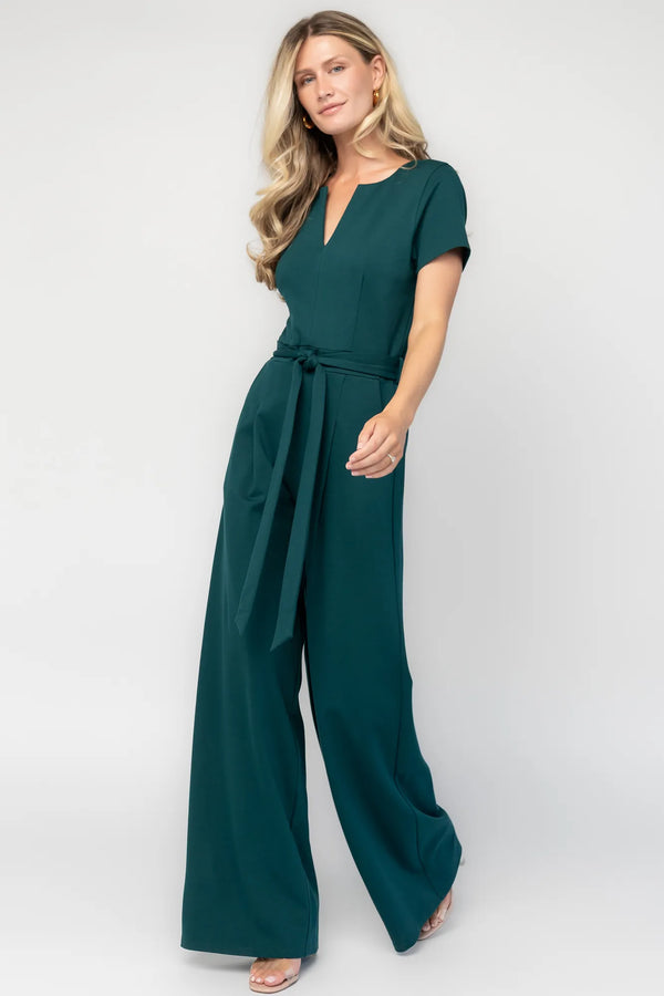 Winthrop Jumpsuit | Deep Jade