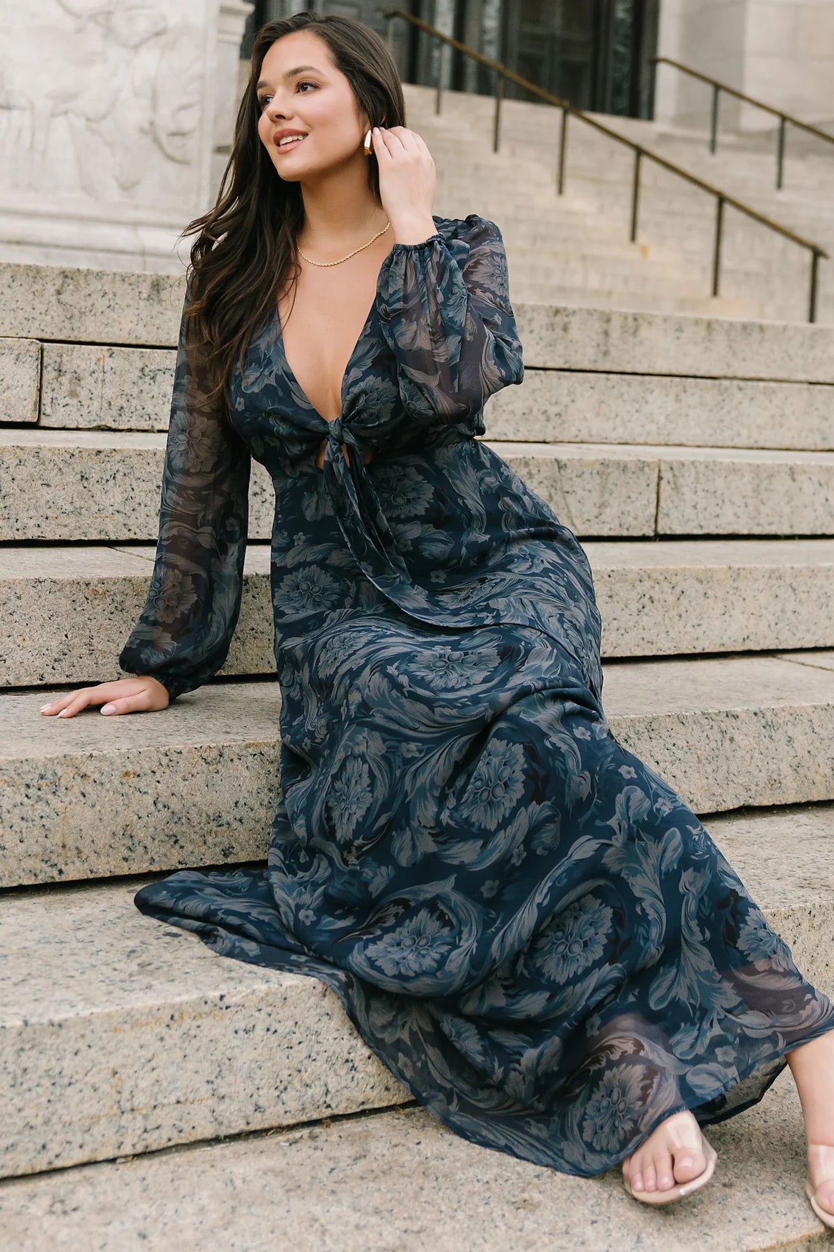 Ensley Maxi Dress | Midnight Floral Main image