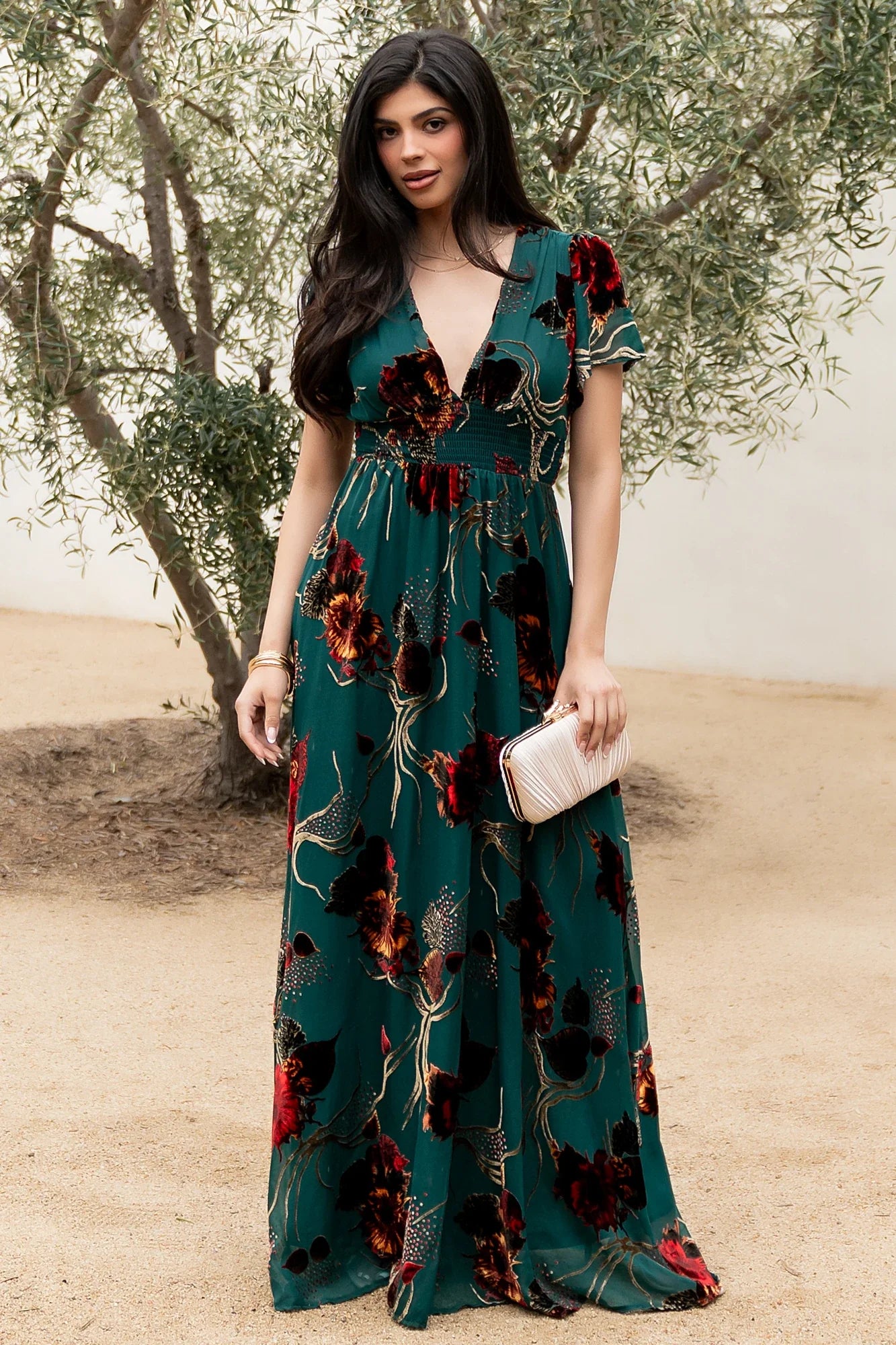 Valen Maxi Dress | Jade Multi Secondary image