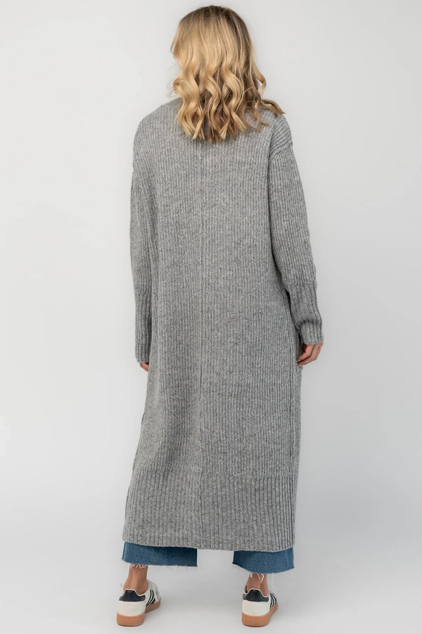 Irving Long Cardigan | Gray