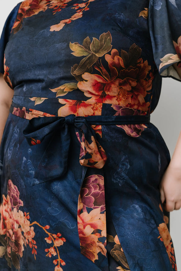 Colina Maxi Dress | Navy Floral