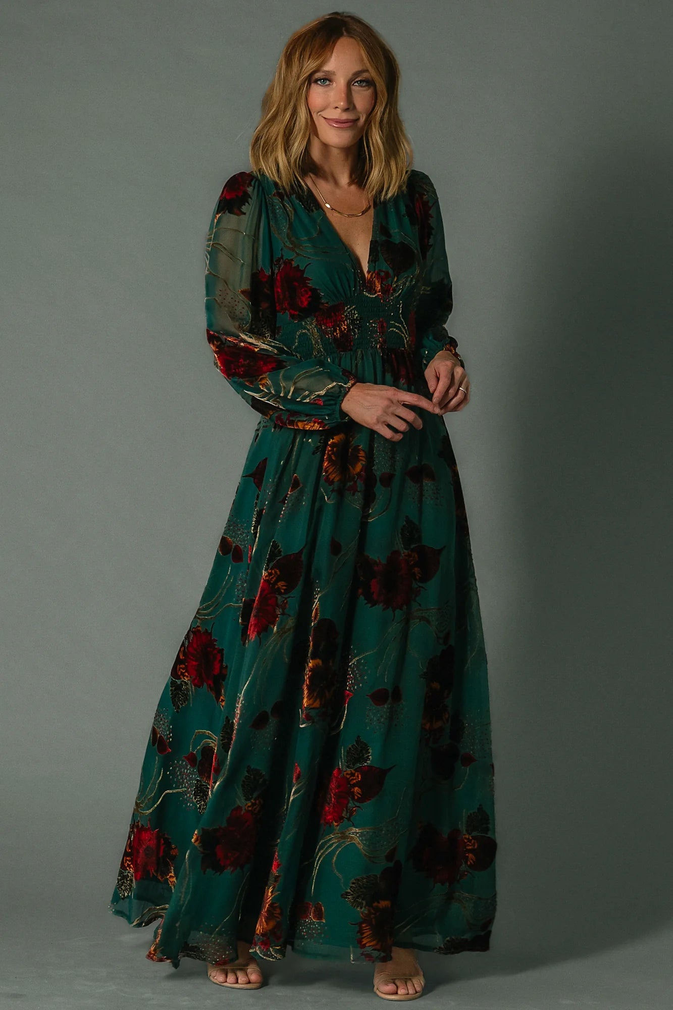 Mikla Maxi Dress | Jade Multi Secondary image