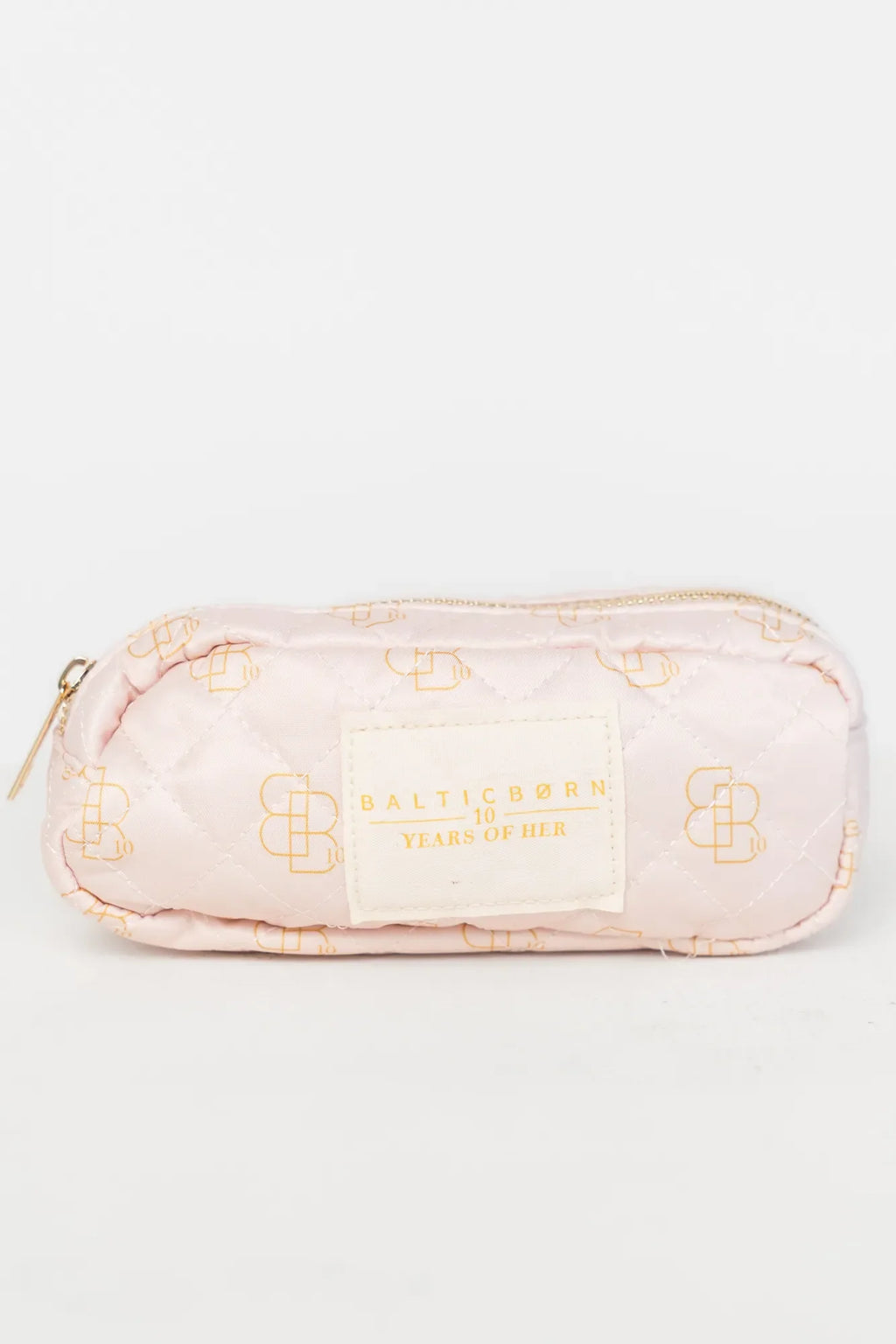 Kelani Quilted Cosmetic Bag Set | Pink
