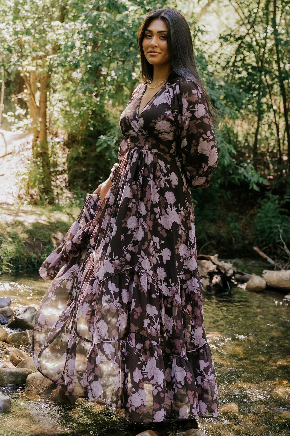 Johanna Maxi Dress | Clove Floral Main image