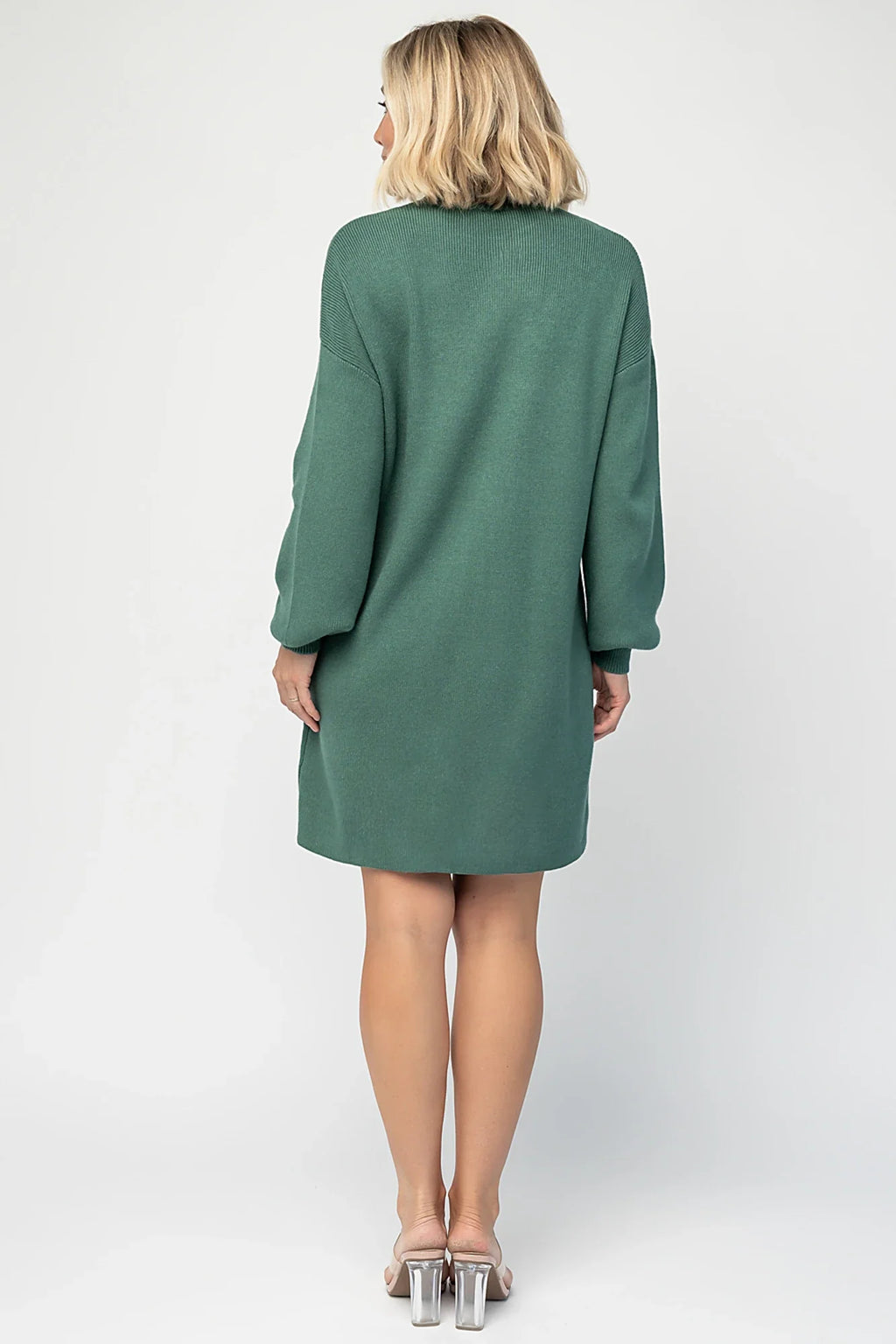 Harlow Sweater Dress | Evergreen