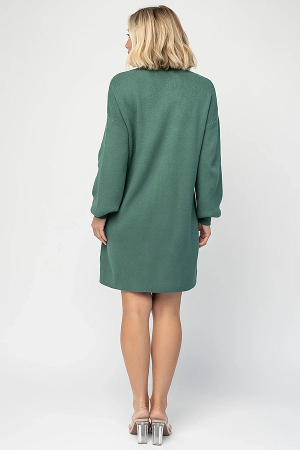 Harlow Sweater Dress | Evergreen