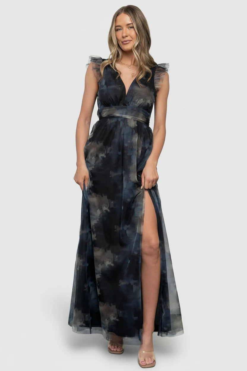 Adelyn Maxi Dress | Midnight Floral Main image