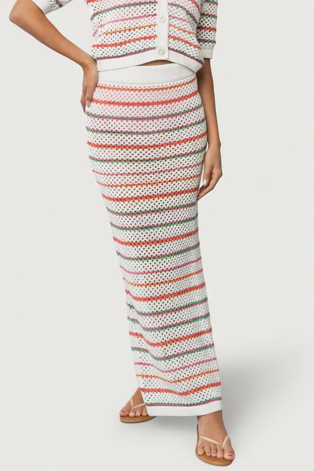 Viento Skirt | Multi Stripe Main image