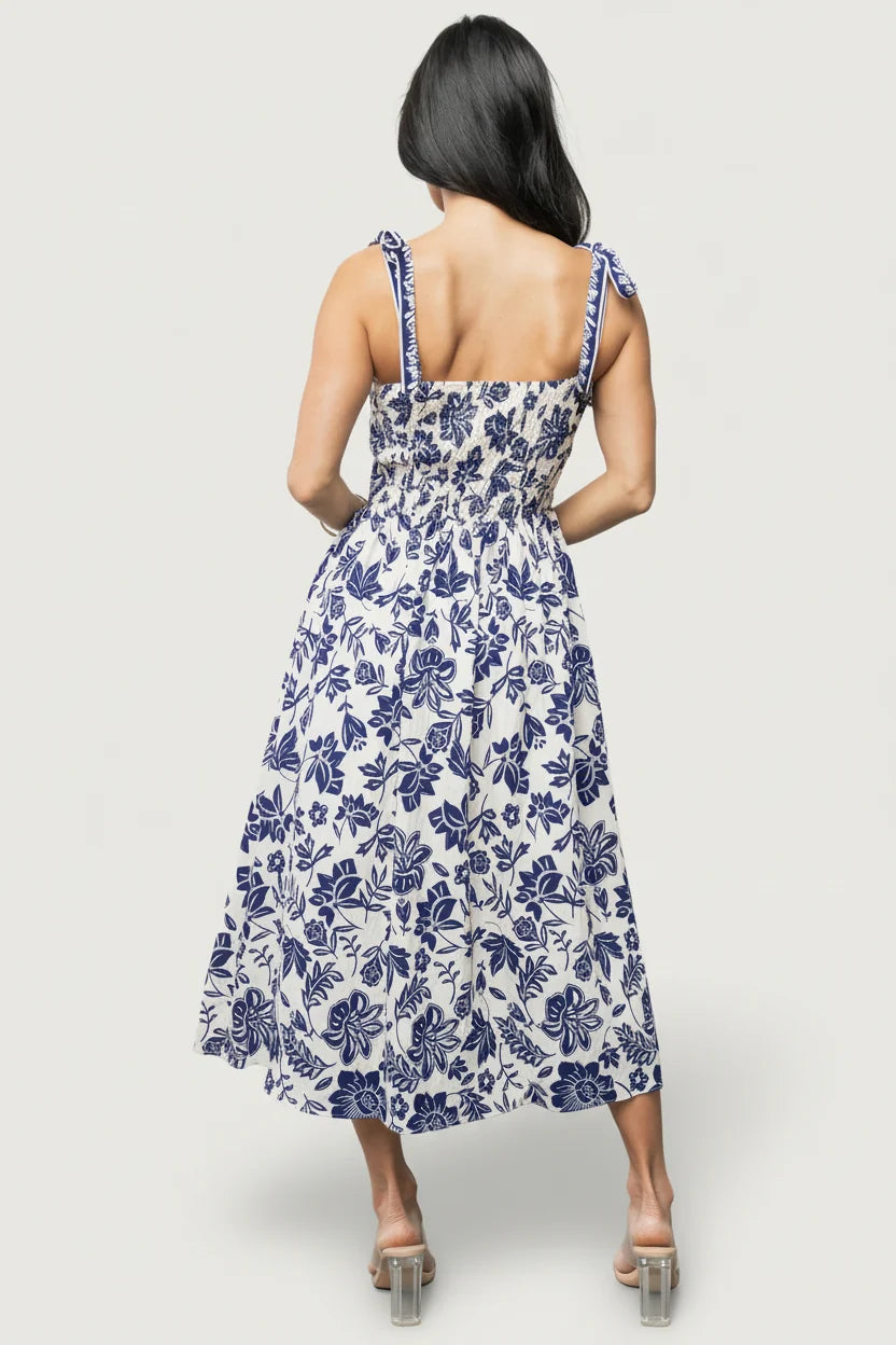 Isabel Midi Dress | Blue Print