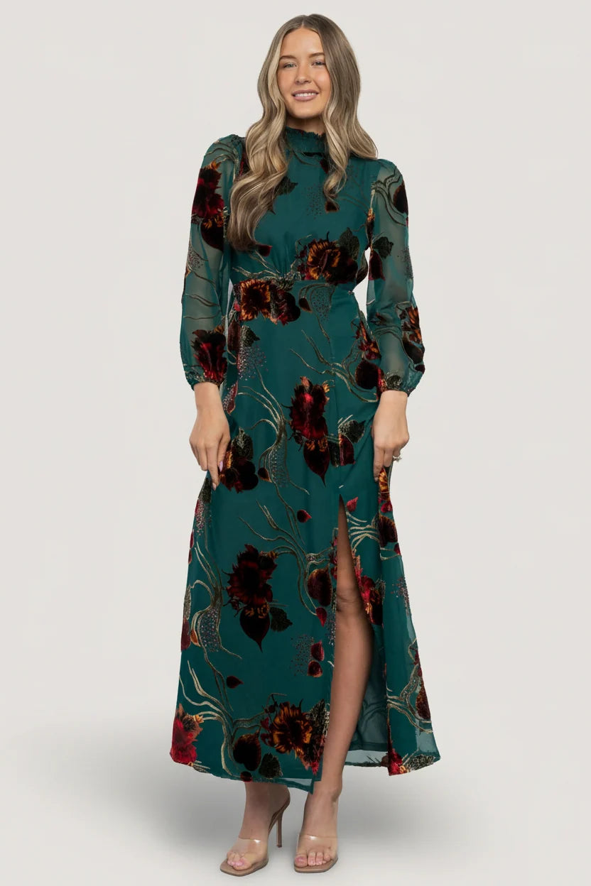 Caspian Maxi Dress | Jade Multi Main image