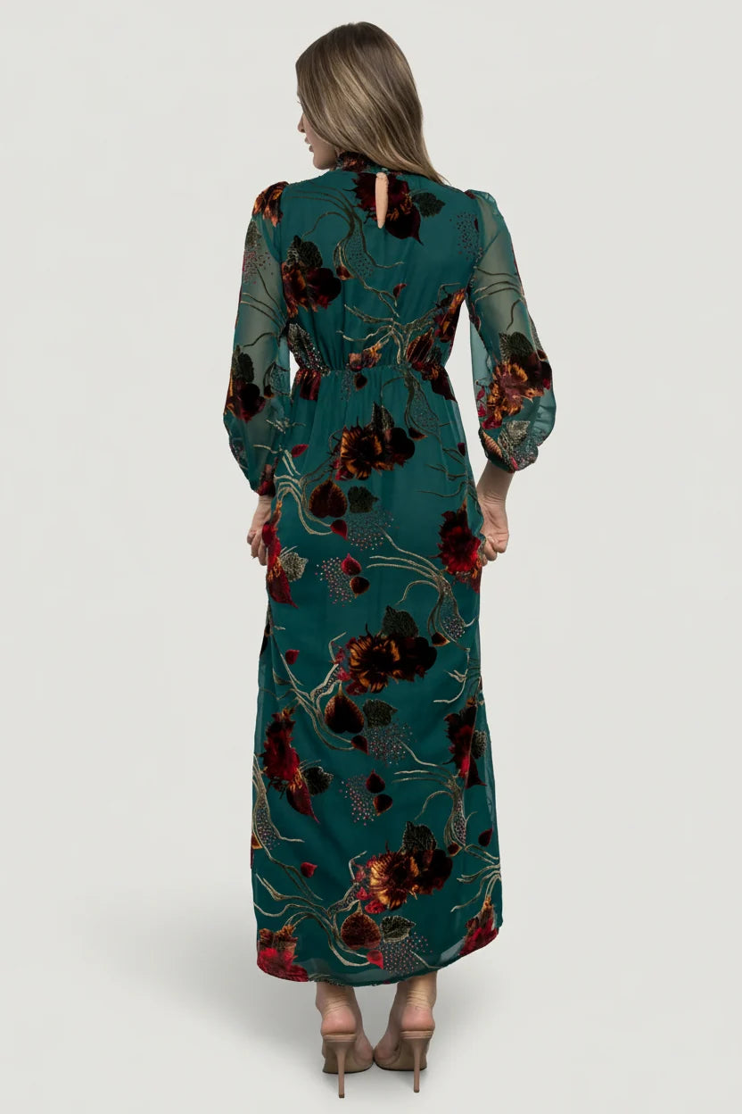 Caspian Maxi Dress | Jade Multi Secondary image