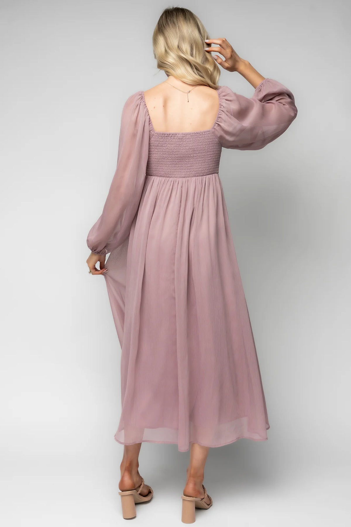 Dione Midi Dress | Dusty Lilac