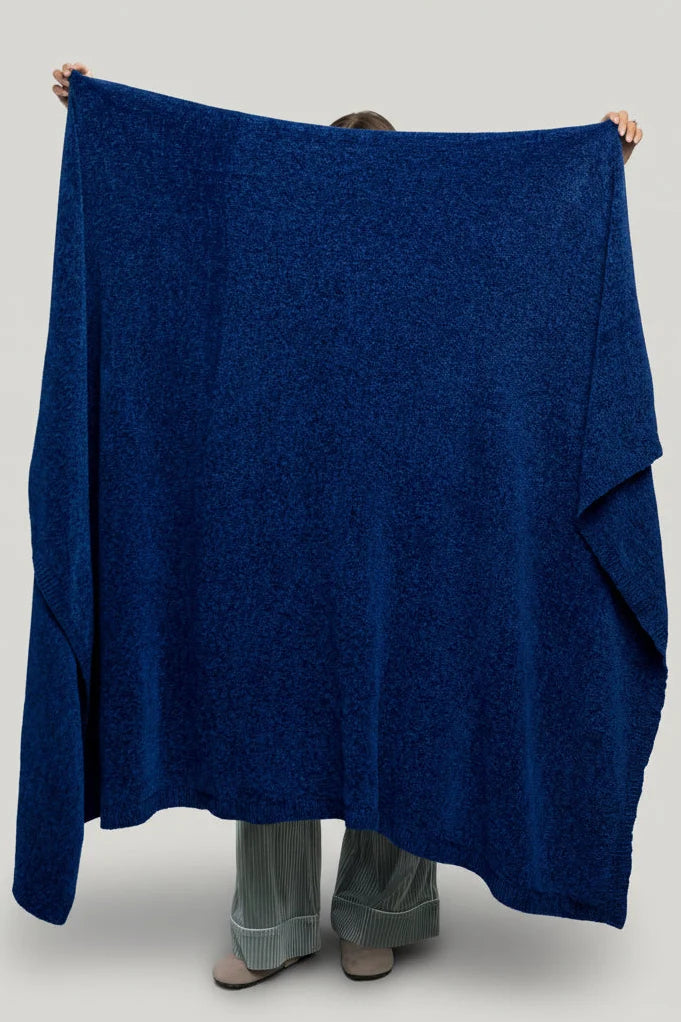 Chrissy Throw Blanket | Cobalt Main image