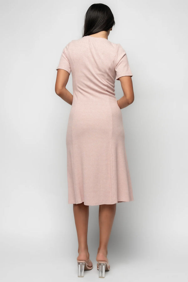 Océane Midi Dress | Blush