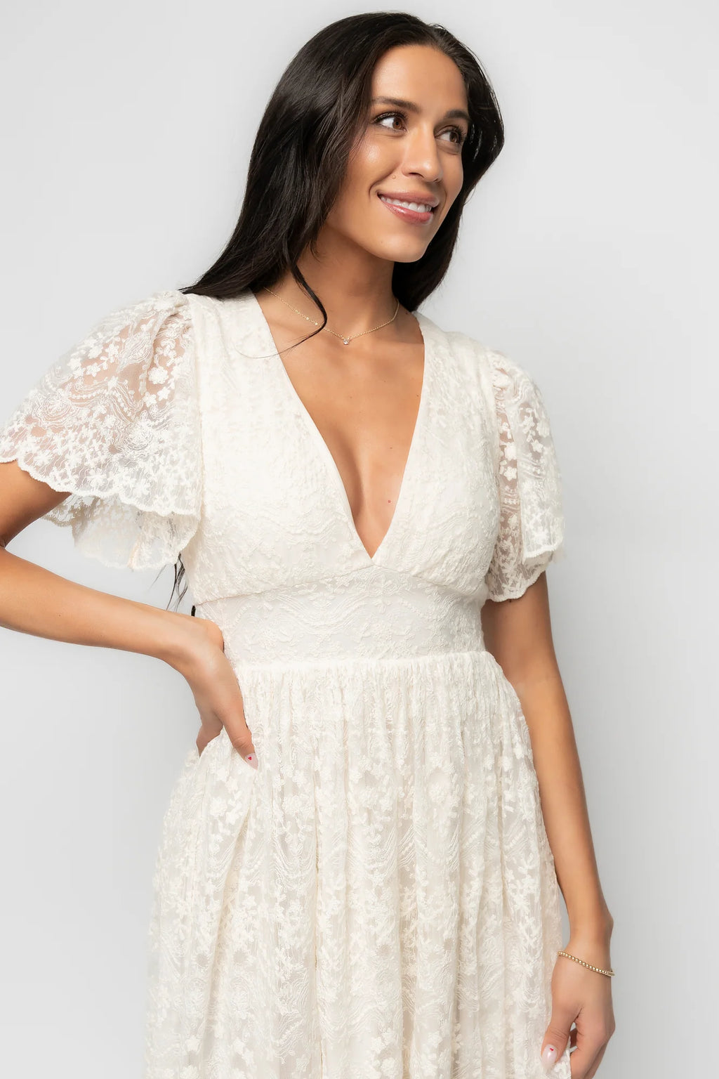 Aphrodite Lace Dress | Vintage Cream