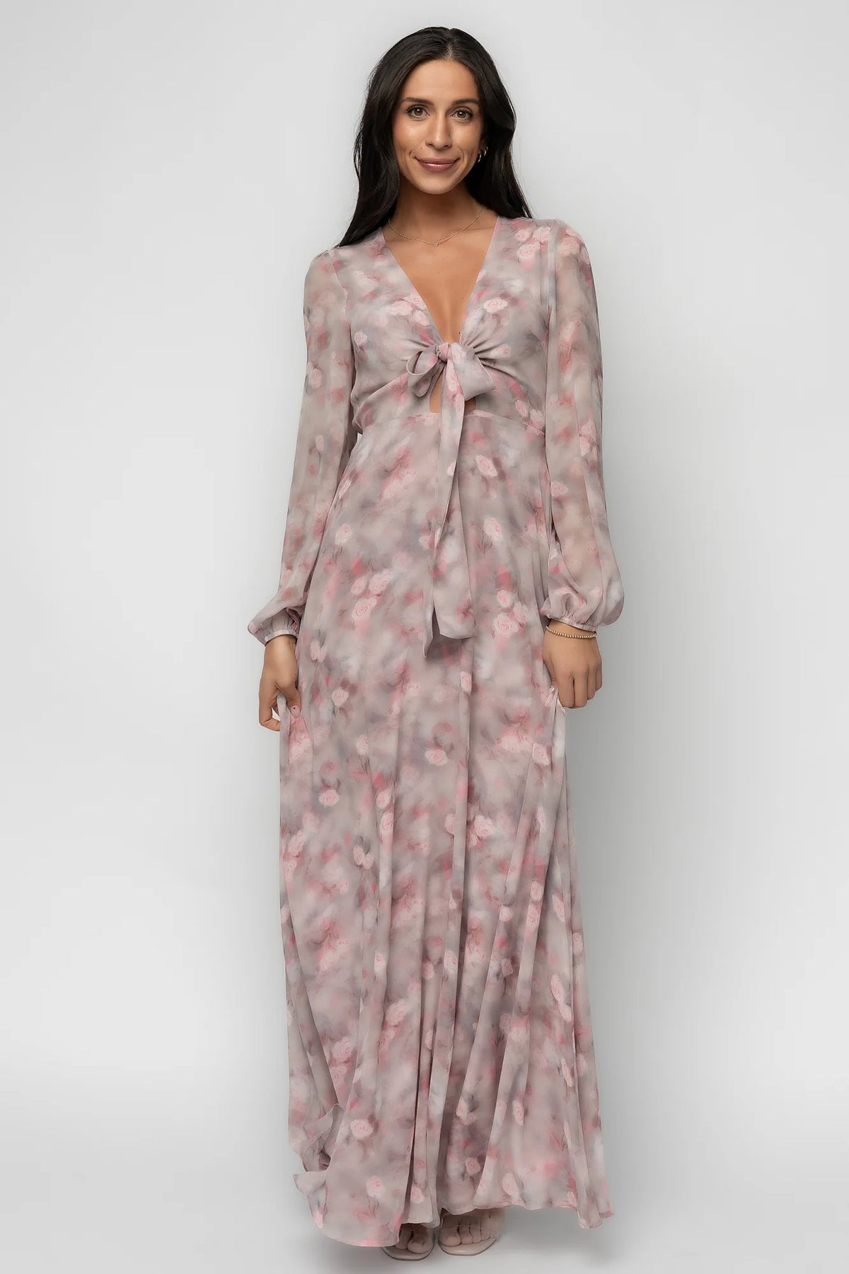 Ensley Maxi Dress | Dusty Rose Floral Main image