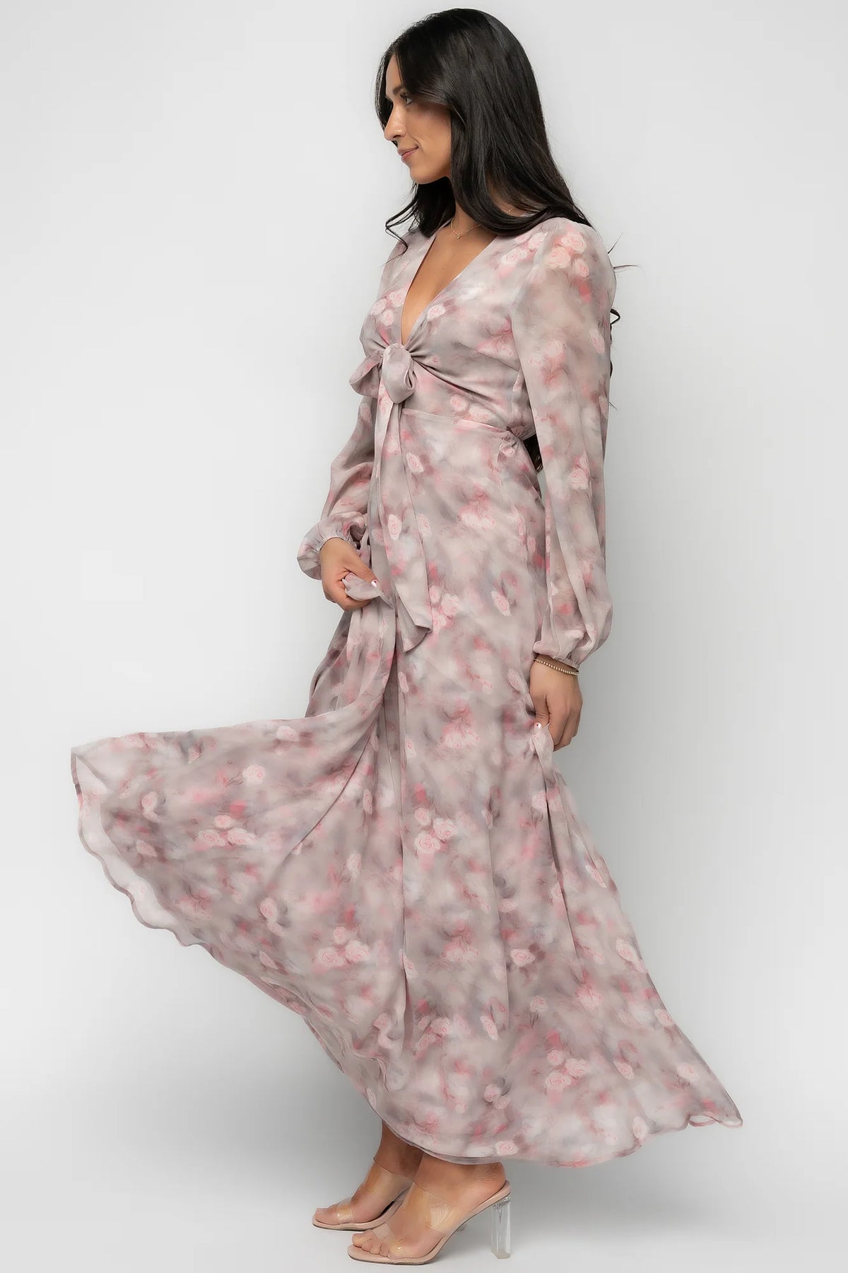 Ensley Maxi Dress | Dusty Rose Floral