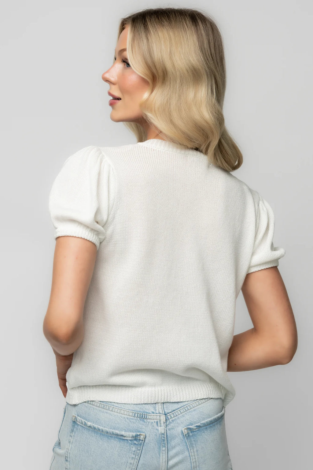 Eulalie Floral Cardigan | Off White