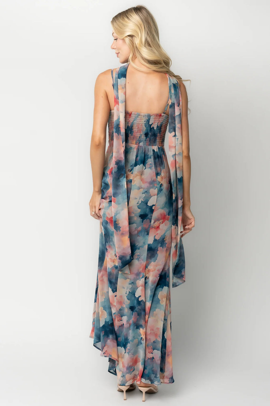 Province Maxi Dress | Blue Multi