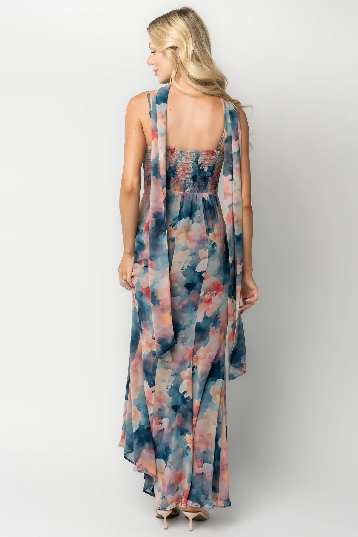 Province Maxi Dress | Blue Multi