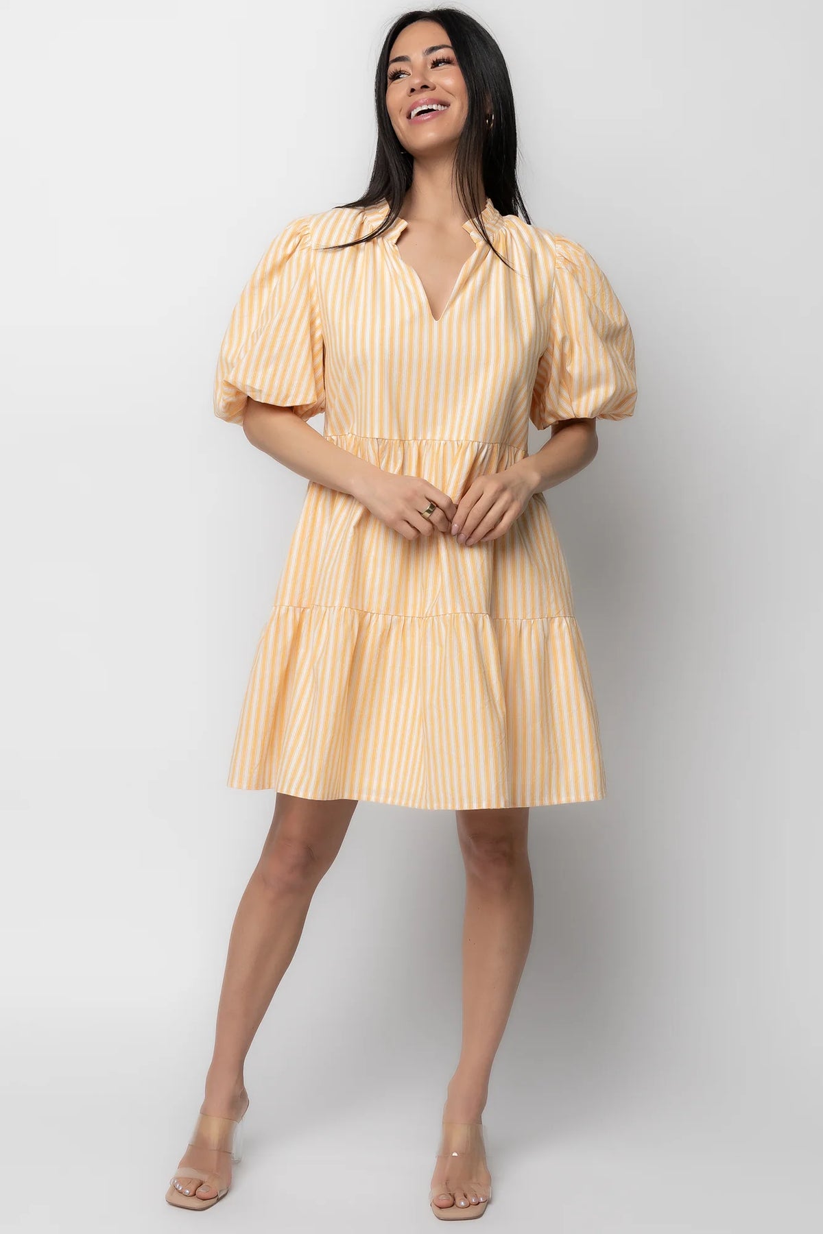 Sadie Short Dress | Creamsicle Main image