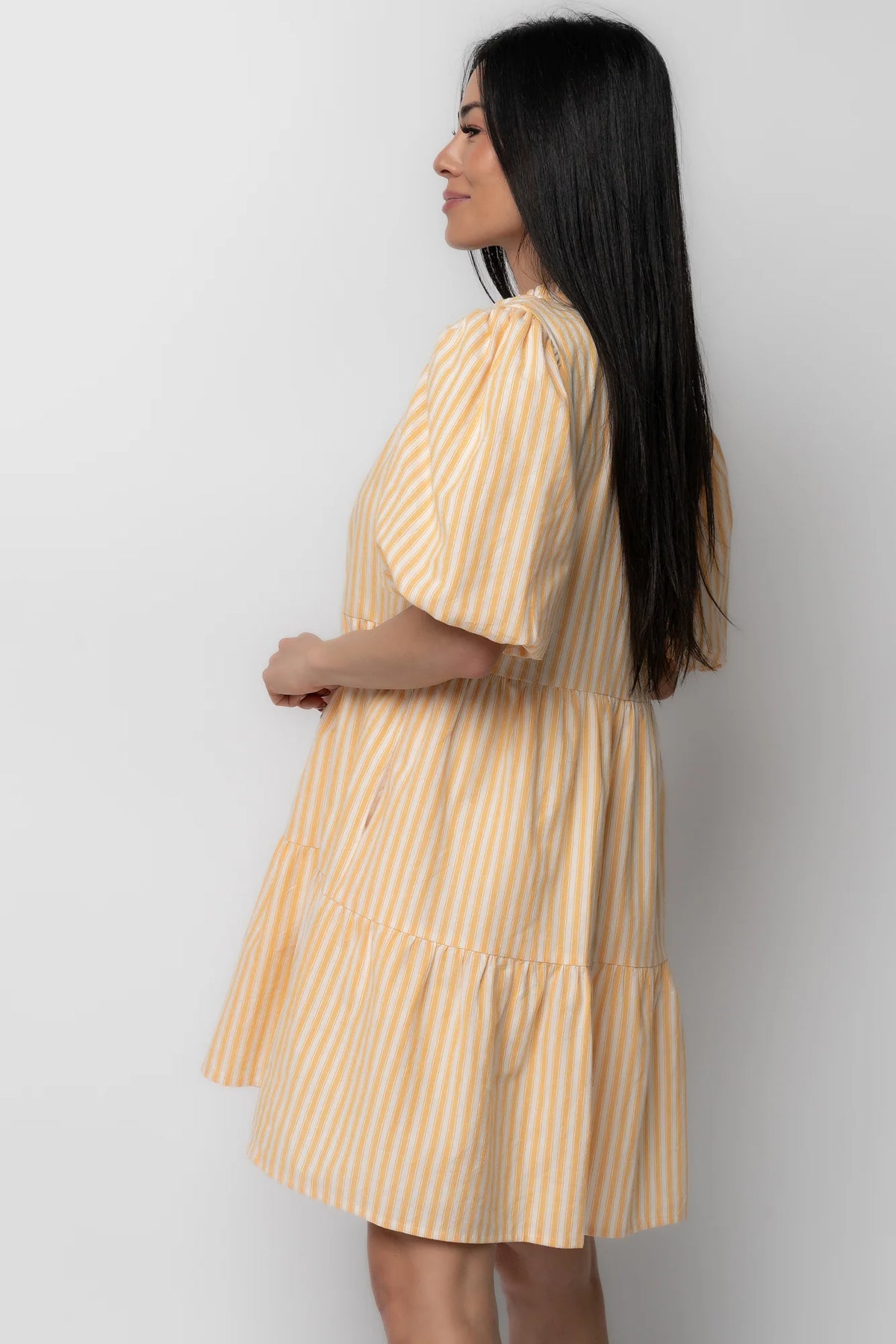 Sadie Short Dress | Creamsicle