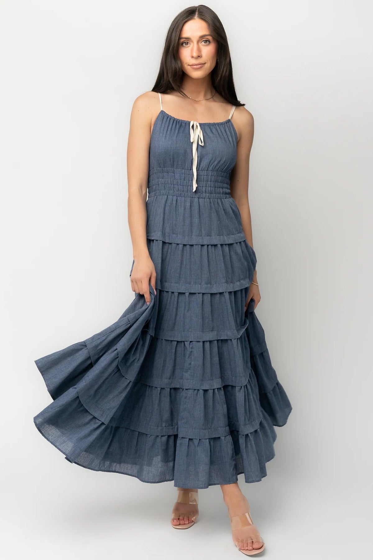 Santiago Maxi Dress | Dark Blue Main image