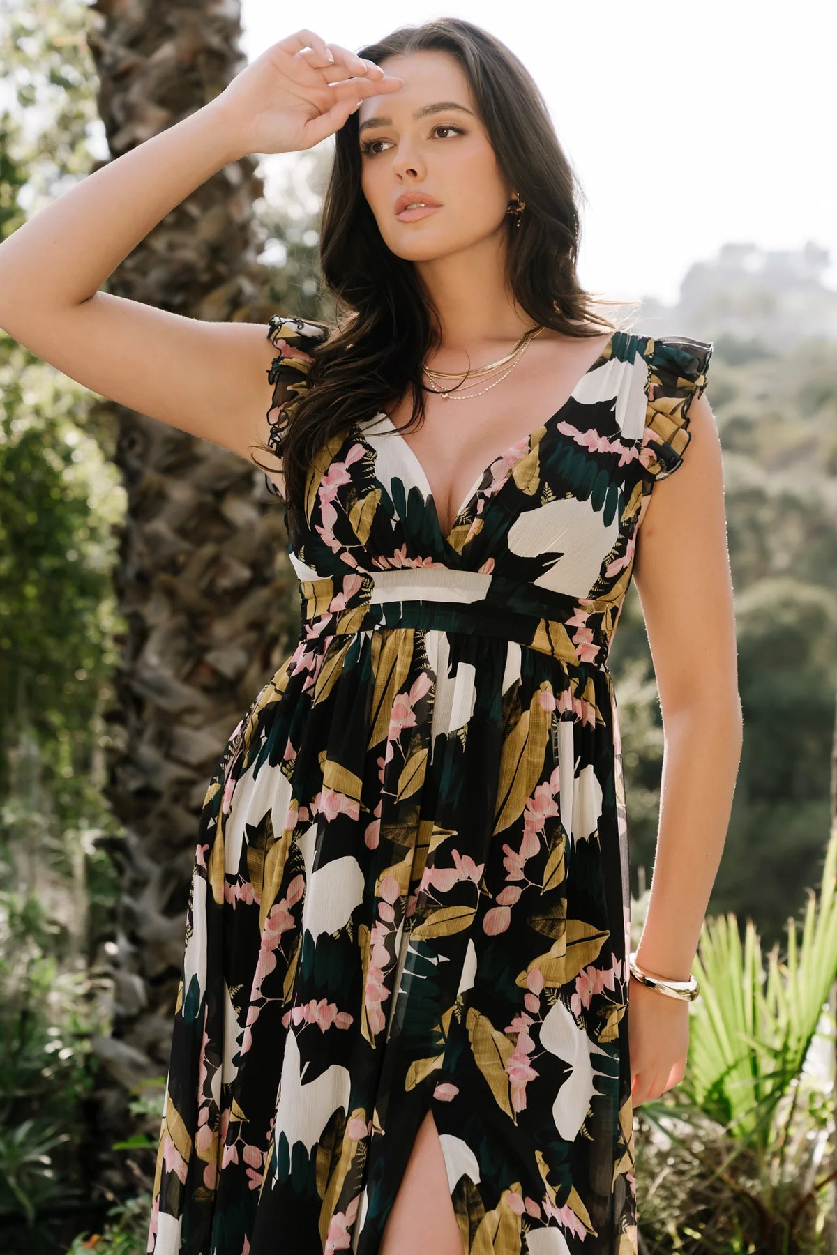 Esperanza Maxi Dress | Black Multi